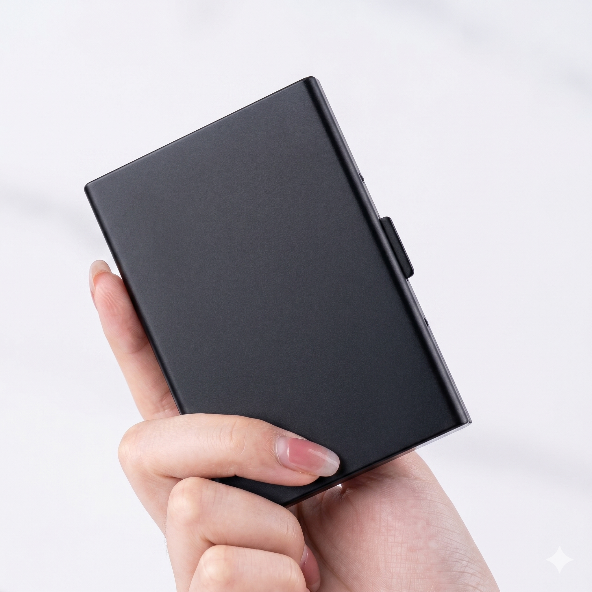 Orang memegang Smart Wallet